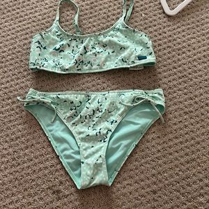 size large ( girls ) roxy swimsuit set